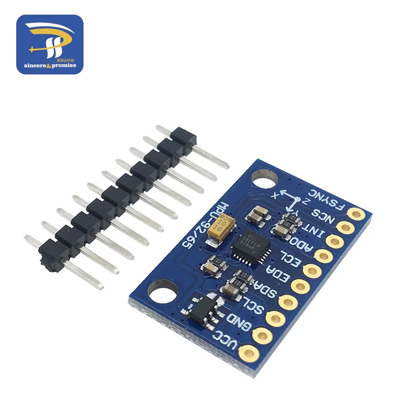 MPU-9250 GY-9250 9-осевой датчик модуля I2C/SPI связи Thriaxis гироскоп+ трехосный акселерометр+ трехосный магнитное поле