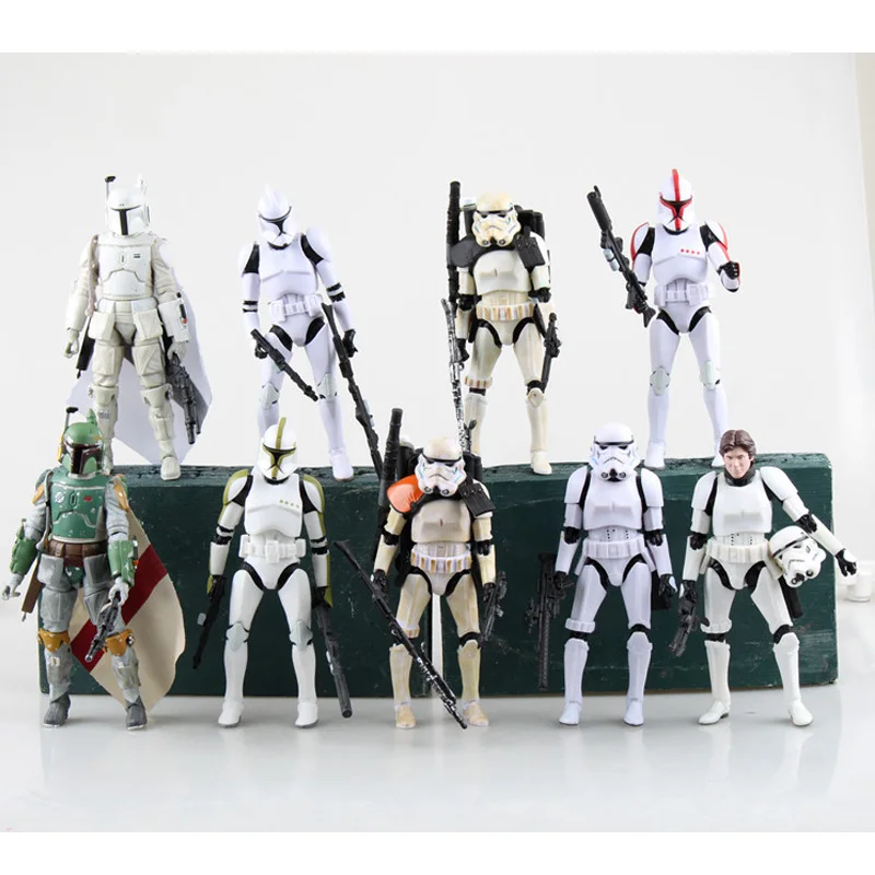 

Star Wars Stormtrooper 9 styles PVC Action Figure Collectible Model Toy KT698