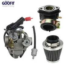 GOOFIT 24mm and 42mm PD24J motorcycle Carburetor air filter Intake Manifold GY6 125 CC 150CC Go Kart Moped and Scooter Group-y6 GOOFIT 24mm and 42mm PD24J motorcycle Carburetor air filter Intake Manifold GY6 125 CC 150CC Go Kart Moped and Scooter Group-y6