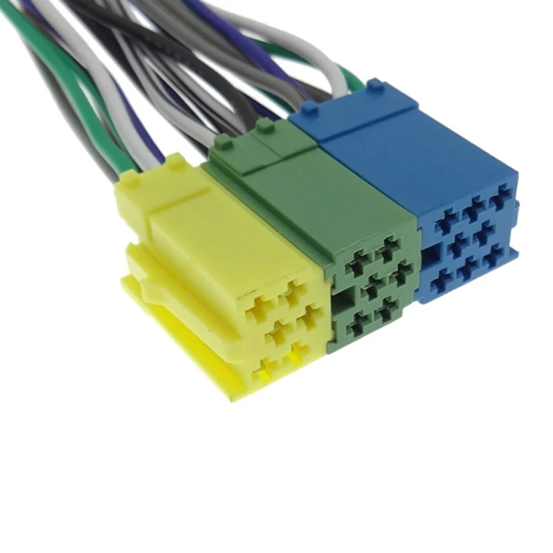 Produs 20 Pin Radio MINI ISO Connector Extension Harness Adapter Cable