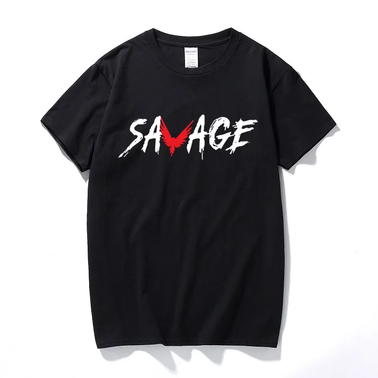 

SKU10 Unisex SAVAGE Tee Jake Inspired Paul Team 10 Logan Youtuber T-Shirt New fashion Cotton short sleeve t shirt