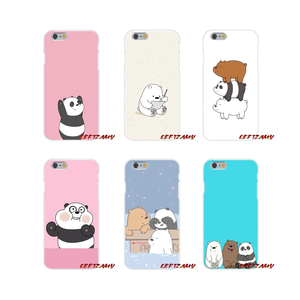 

For Samsung Galaxy S4 S5 MINI S6 S7 edge S8 S9 S10 Plus Note 3 4 5 8 9 Accessories Phone Shell Covers we bare bear