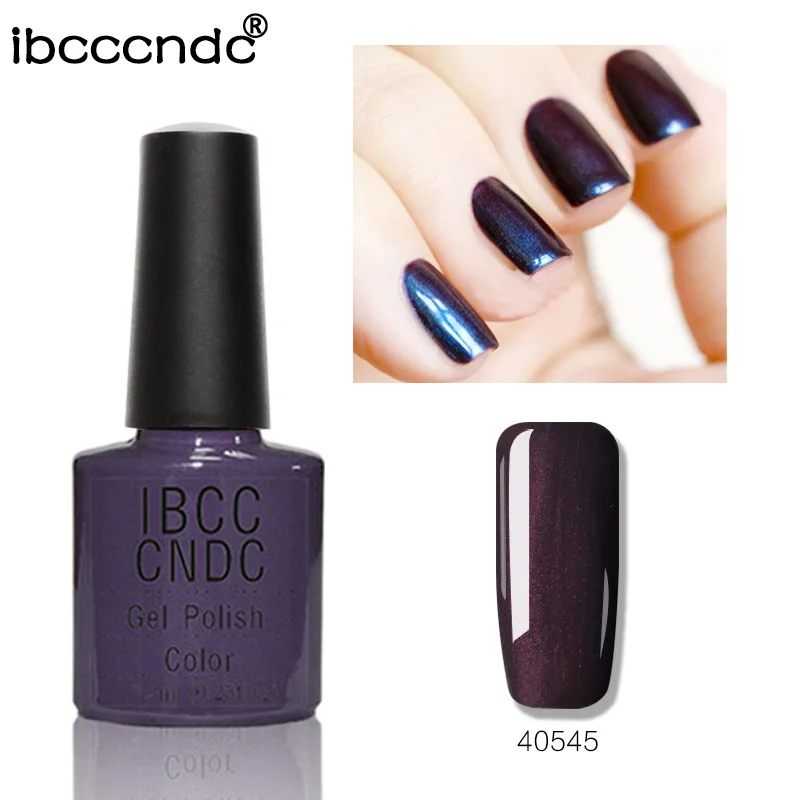 

New IBCCCNDC Semi-permanent Nail Gel Polish Salon Nail Art Varnish Soak Off LED UV Lamp Curing Gel Lacquer 79 Colors 40545