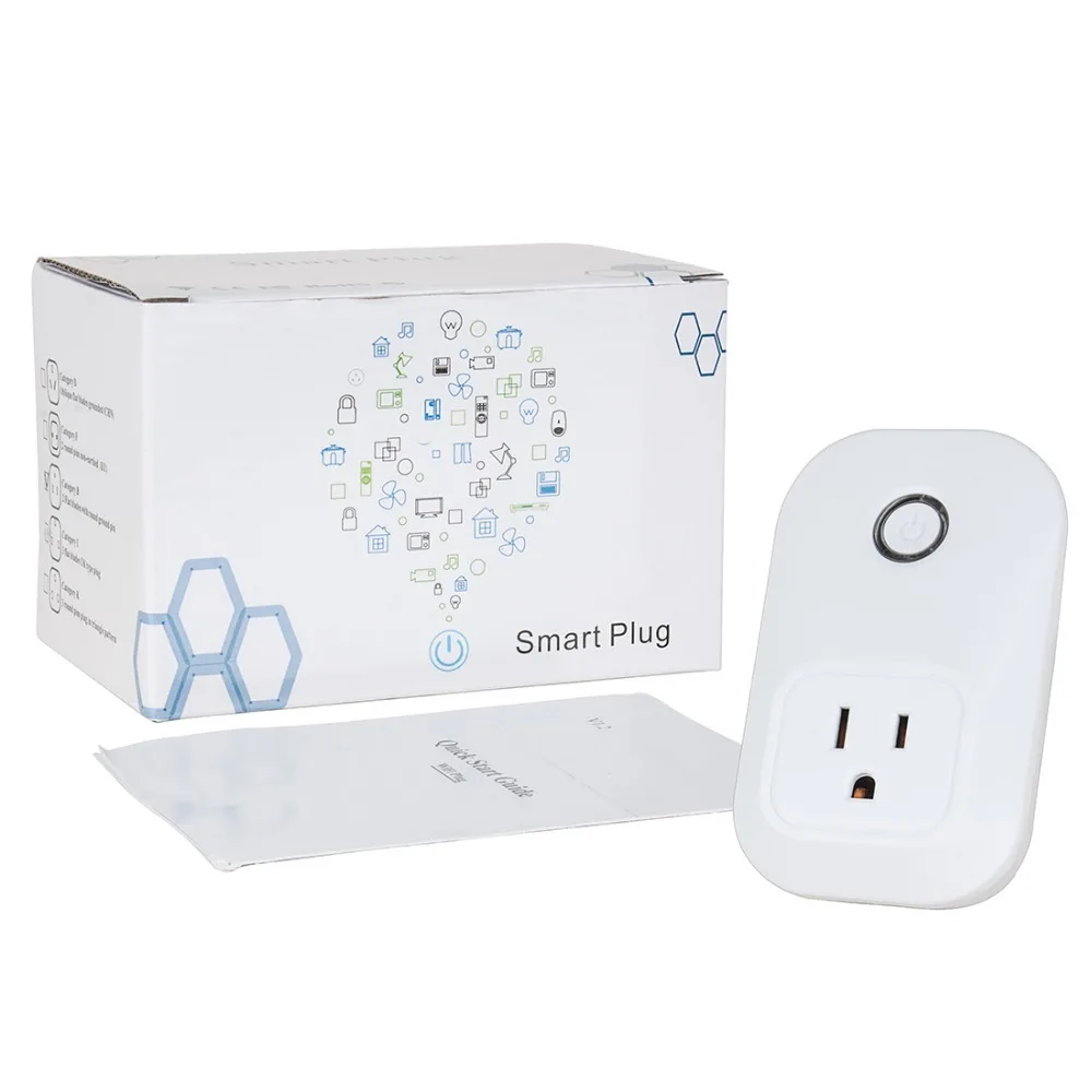 

US Plug AC 110V-265V 2000W 10A Smart WiFi Power US Socket Timer Switch Wireless Remote Control Socket New Arrival High Quality