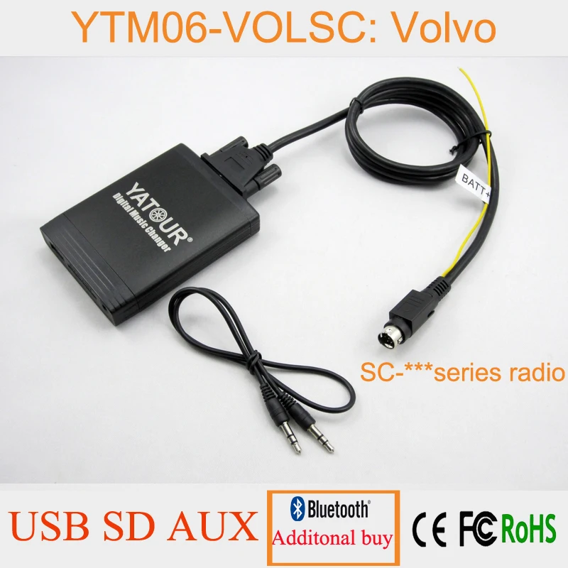 Yatour Car Stereo Mp3 Usb Mp3 Player Adapter For Volvo With Sc Series Radio Car Mp3 Player