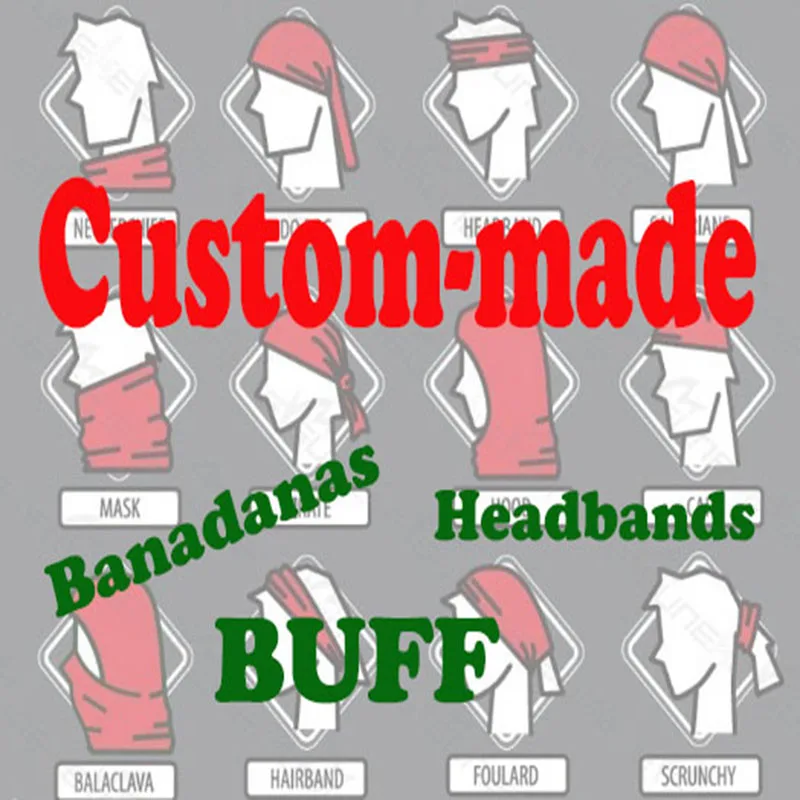 US $403.75 Customized Tube Neck Gaiter Bandana Seamless Bandana Supplier OEM 3D Printed Multifunctional Headwears Skiing Headband 150pcs