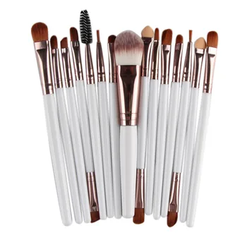 

15pcs Makeup Brush Set tools Make-up Toiletry Kit Wool Make Up Brush Set 4.4