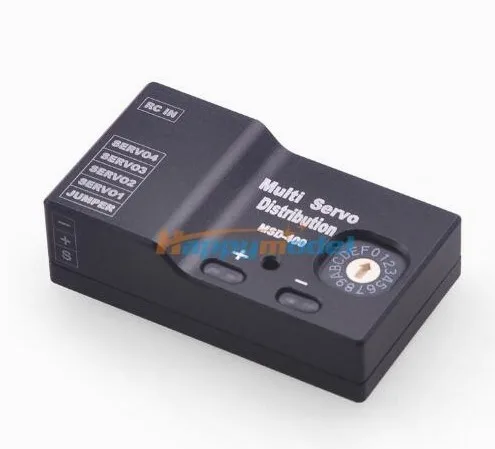 Multi Servo Distribution Distributor 4.8V-10V DC Input Easy to Adjust Fixed Wing UAV Drone FPV work for 4 servos