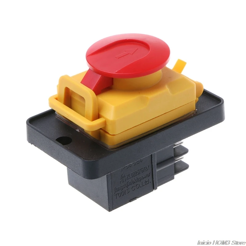 

KJD12 250V 4Pin Waterproof Magnetic Start Stop No Volt Release Pushbutton Switch Dropship