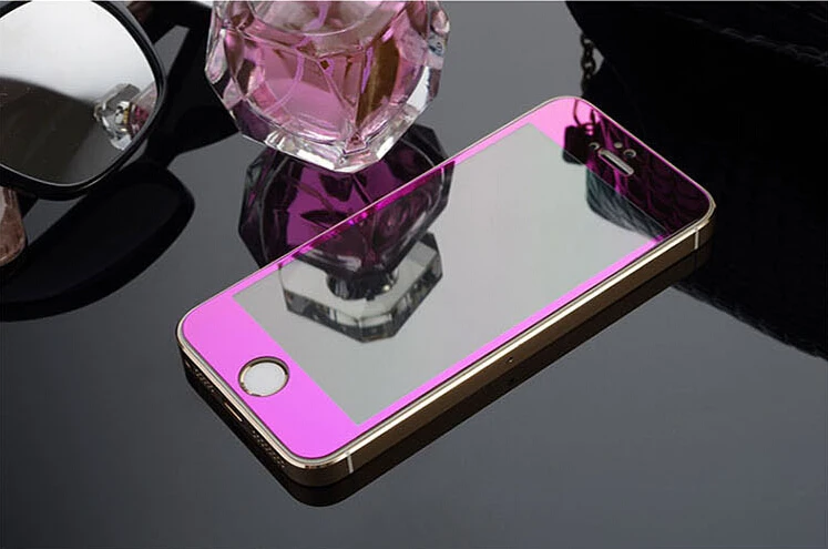 Пленка из закаленного стекла 1 шт. Передняя цветная пленка для iPhone 7 5 5C 5S SE 6 6s 8 Plus