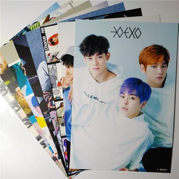 

8*(42x29cm)EXO Posters Wall Stickers Gift KPOP EXO