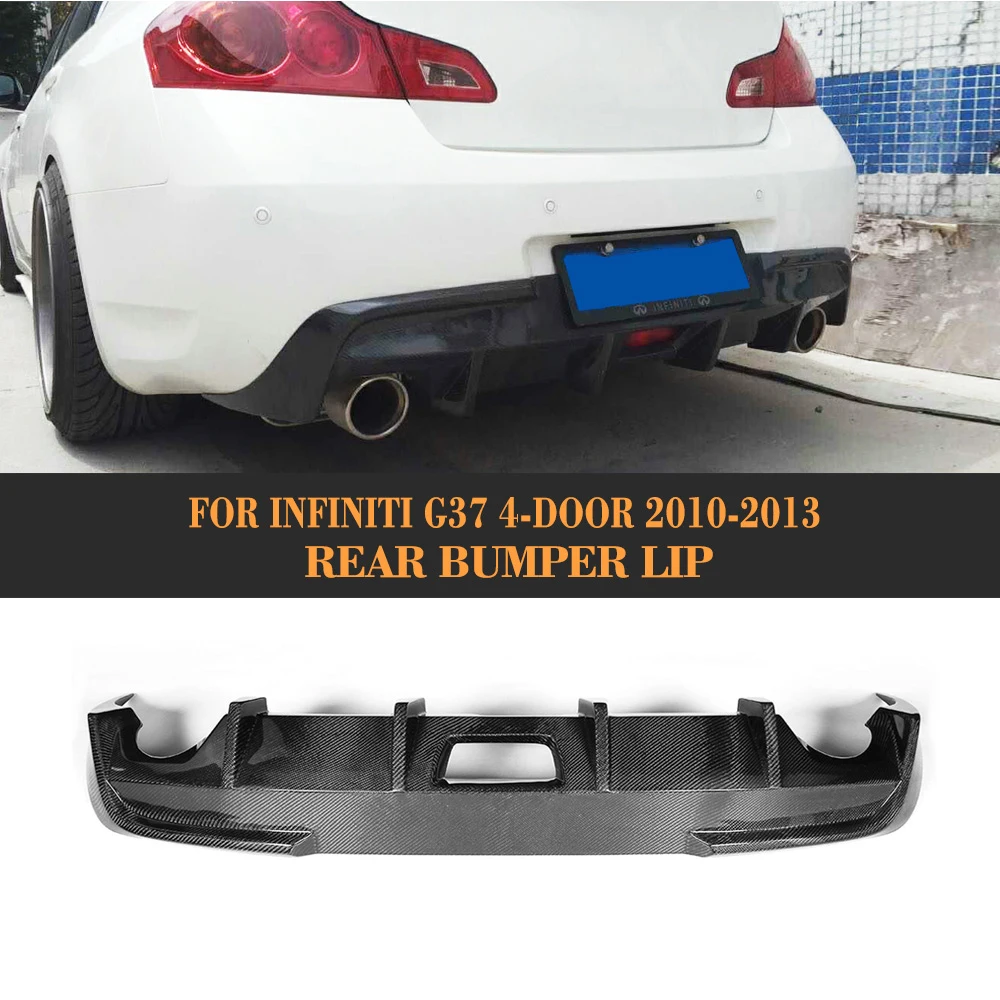 carbon fiber JC style car carbon rear diffuser for infiniti G37 G37S 4