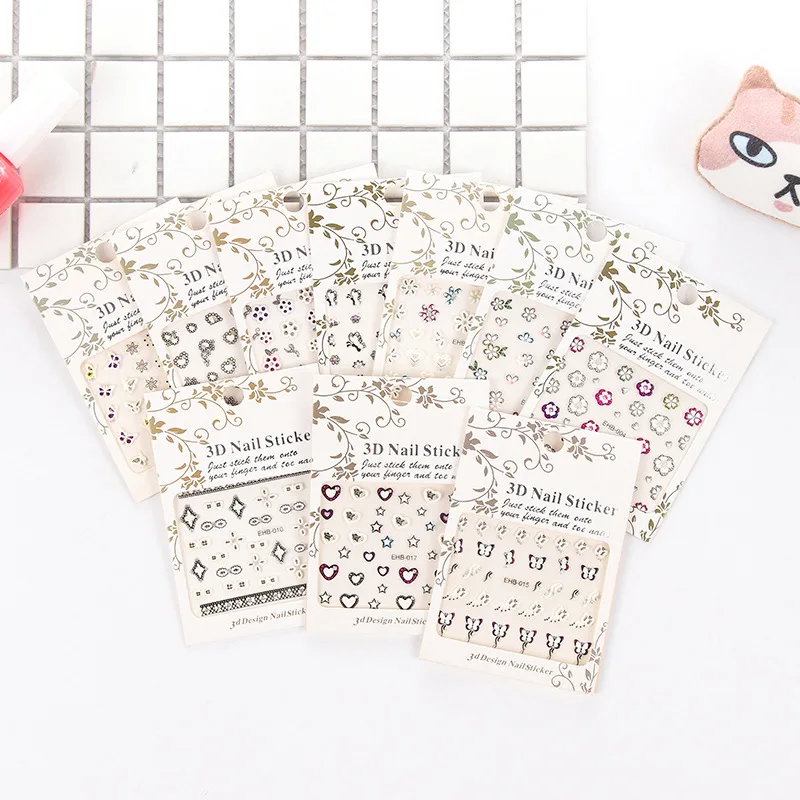 

Hot Sale Beautiful Creative Nail Painting Korea Beautiful Fashion Watermark Nail Sticker