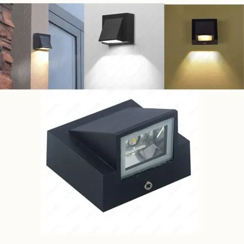 Lâmpada de Parede Levou ao ar Luz da Varanda à Prova Única Cabeça Livre d’ Água Jardim Iluminação Arandela Corredor Lâmpada Ac85-265v Ip65 5 w