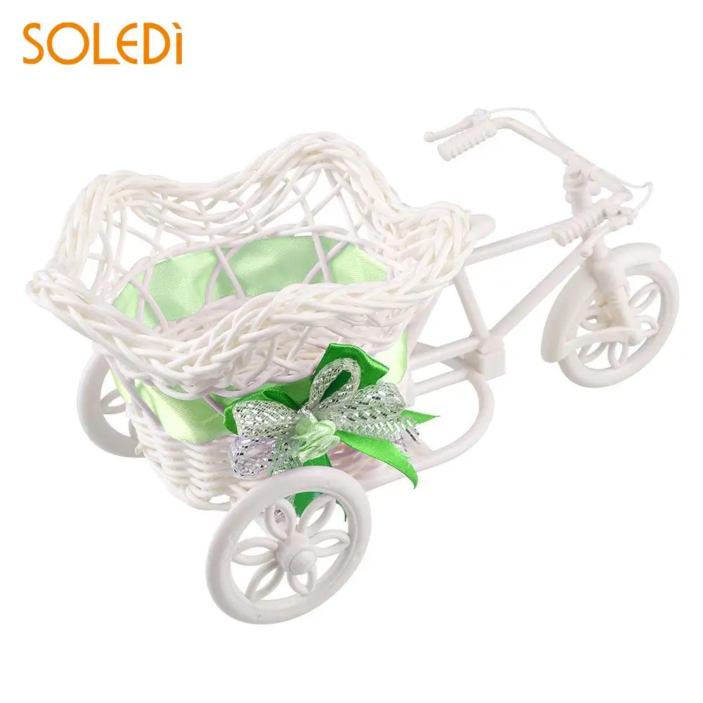 

Tricycle Bike Pentagram Basket Container Vases Flower Home Weddding Decoration