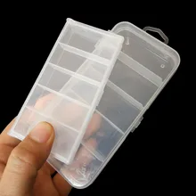 INFOF 5 штук рыболовная коробка пластиковая прозрачная приманка коробка рыболовный воблер крючок приманки ящик для хранения держатель Рыболовные Снасти Коробка