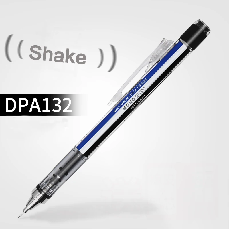 1 шт., 0,3 мм, 0,5 мм, японский монограф TOMBOW, механический карандаш для студентов, для письма, креативного моделирования, школьные принадлежности