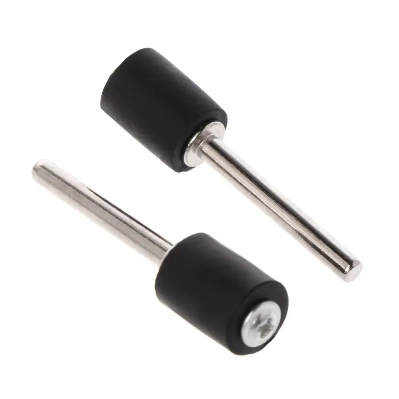

10Pcs Drum Rubber Mandrels 1/8" Shank For Sanding Sleeve Rotary Tool Abrasive Tools
