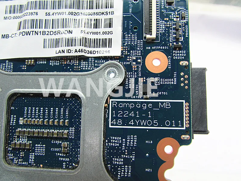 Материнская плата для ноутбука HP Probook 450 G1 48.4YW05.011 734087 601 001 разъем PGA 947 hm86 hd4400 100%