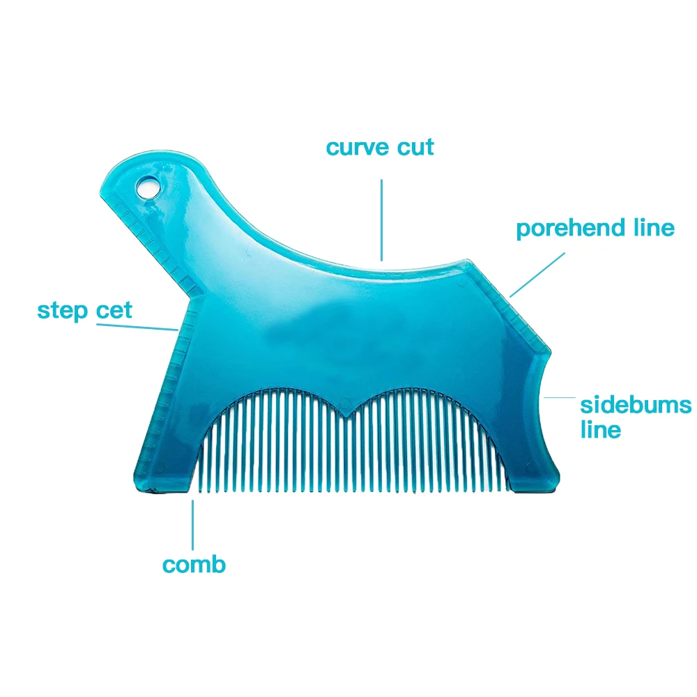 OSHIONER, инструмент для укладки бороды, трафарет для бороды, направляющий шаблон, гребень для мужчин, стиль, борода, линия для волос, инструмент для окантовки