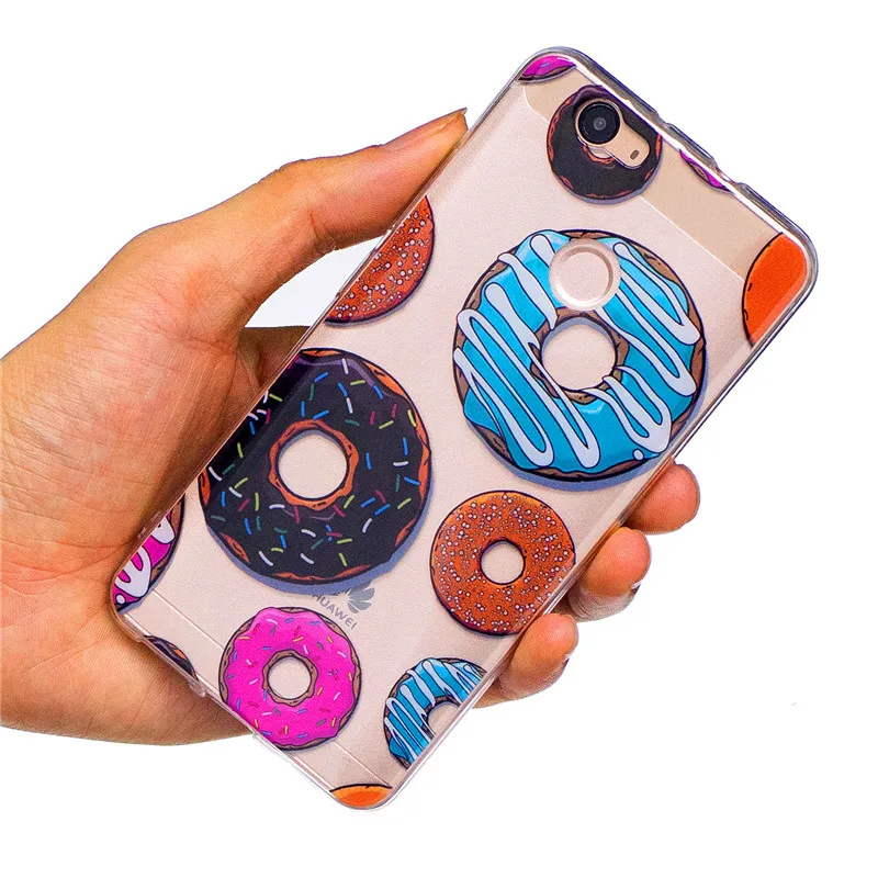

Huawei Nova CAN L11 Transparent Case Anime Animal Silicone TPU Back Cover Soft Phone Case for Huawei Nova CAN-L11 CAN L11