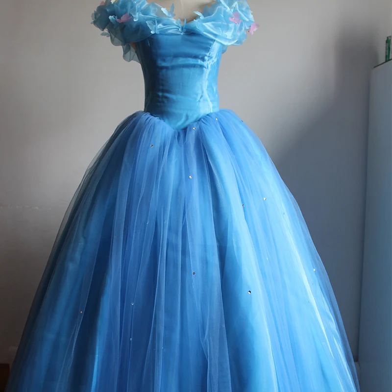 Золушка платье принцессы Великолепный костюм косплей Хэллоуин костюмы для женщин на заказ