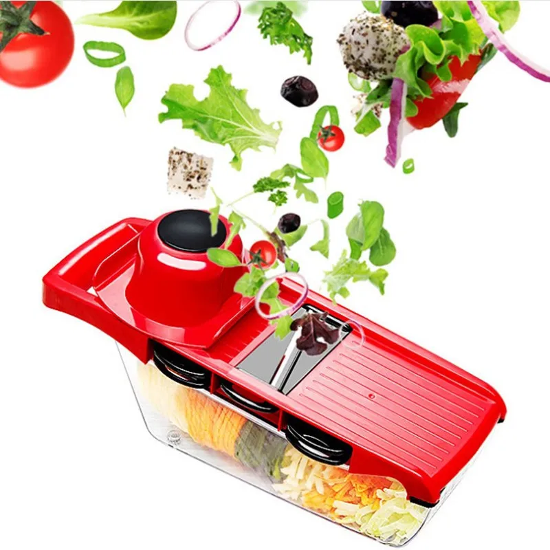 Multi functional Vegetable Fruit Cutter Steel Blade Slicer Carrot