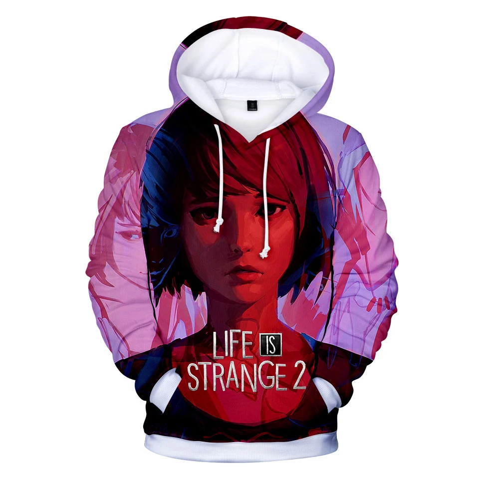 

fashion Life Is Strange 2 printed 3d hoodies pullover men women Hoodie hoody top casual Long Sleeve 3D Hooded Sweatshirt clothes