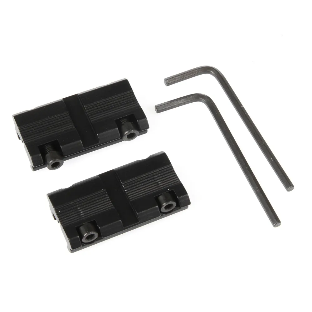 Rail Conversion 12mm to 20mm Adapter Converter Riser Base Dovetail Scope Accessories for Hunting | Спорт и развлечения