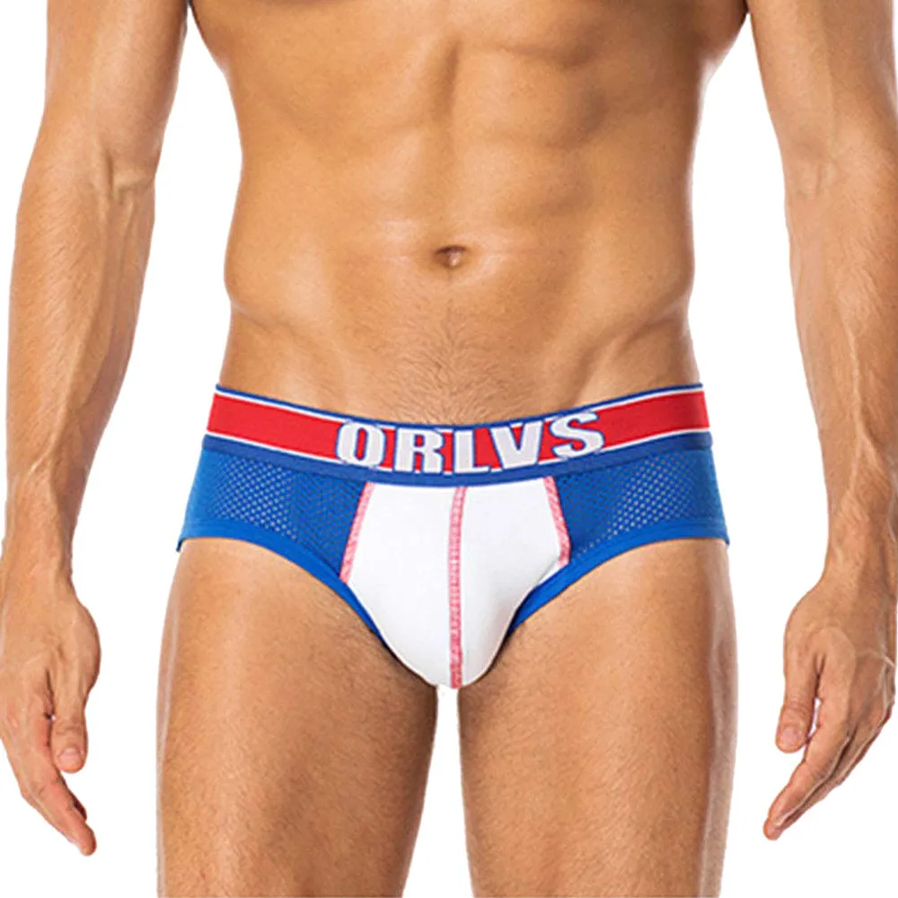 

Men's sexy flat feet underwear 2019 male letter printing Panties shorts raised pockets briefs sous vetement homme