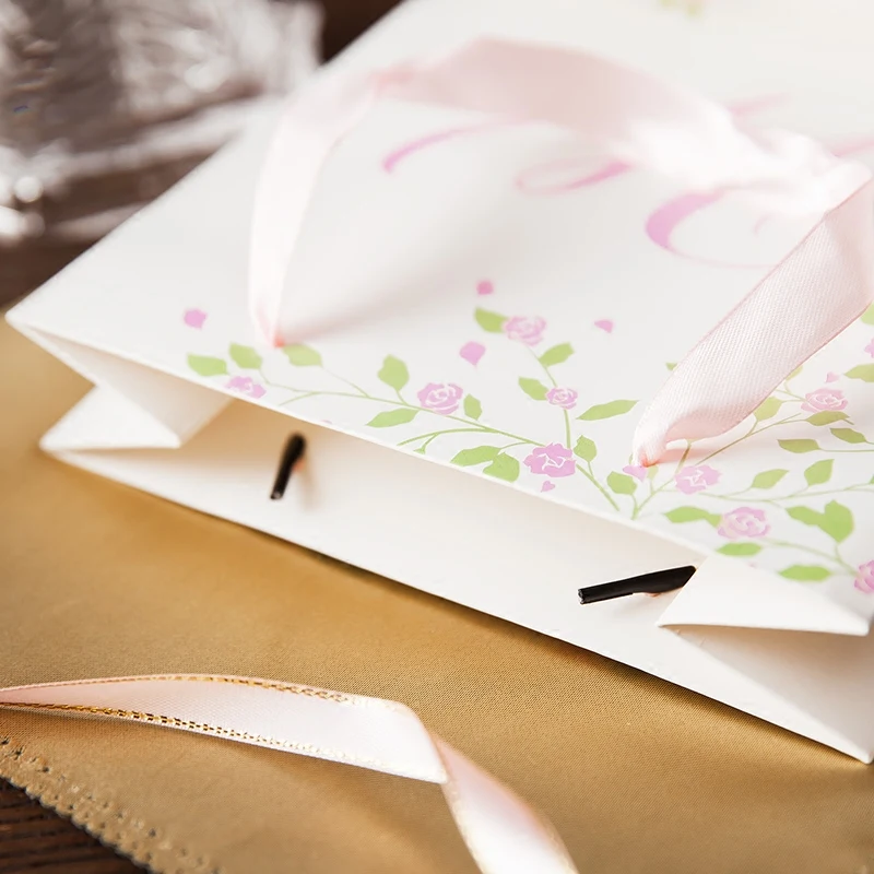 YOURANWISH 10 шт./партия, Высококачественная простая бумага, Подарочная сумка с ручкой, Свадебная коробочка для сладостей, подарочная упаковка для дня рождения