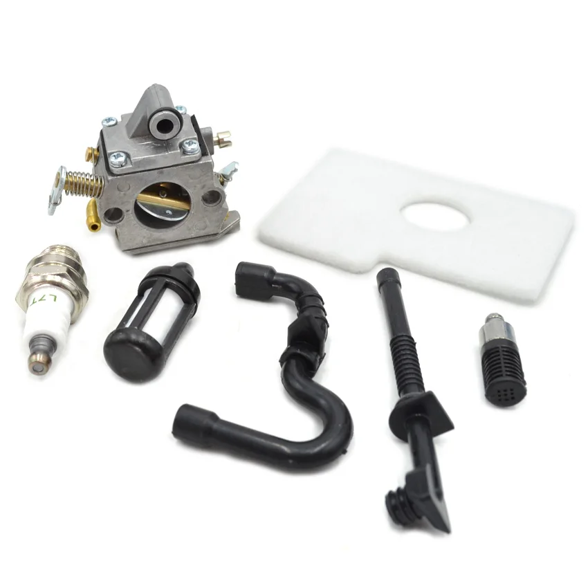 

Chainsaw Carburetor Carbs ZAMA C1Q-S57B with Fuel Pipe Oil Hose Air Filters and Spark Plug for Stihl MS180 170 017 018 Replaces