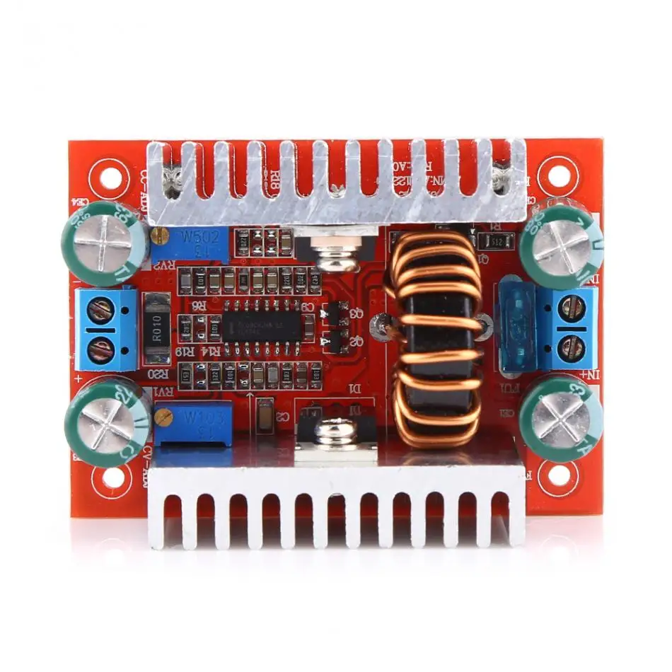 Неизолированный модуль 400 Вт DC-DC повышающий преобразователь DC8.5V-50V в DC10V-60V Повышающий Модуль постоянного тока светодиодный драйвер