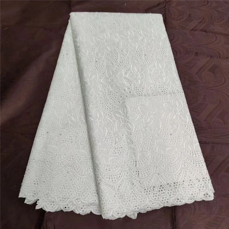 

Pure White African Swiss Voile Laces In Switzerland Polish Dry Baby Cotton Lace High Quality Nigerian Lace Fabrics For Wedding