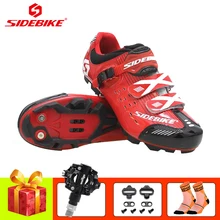 SIDEBIKE pro велосипедная обувь для горного велосипеда scarpe ciclismo mtb ультралегкие spd педали для мужчин и женщин спортивные кроссовки суперзвезды