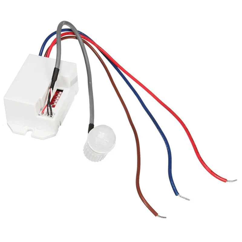 

PIR Sensor Detector Switch 360 Degree Recessed Light Ceiling Occupancy Motion Light Switch 220-240V/AC 800W