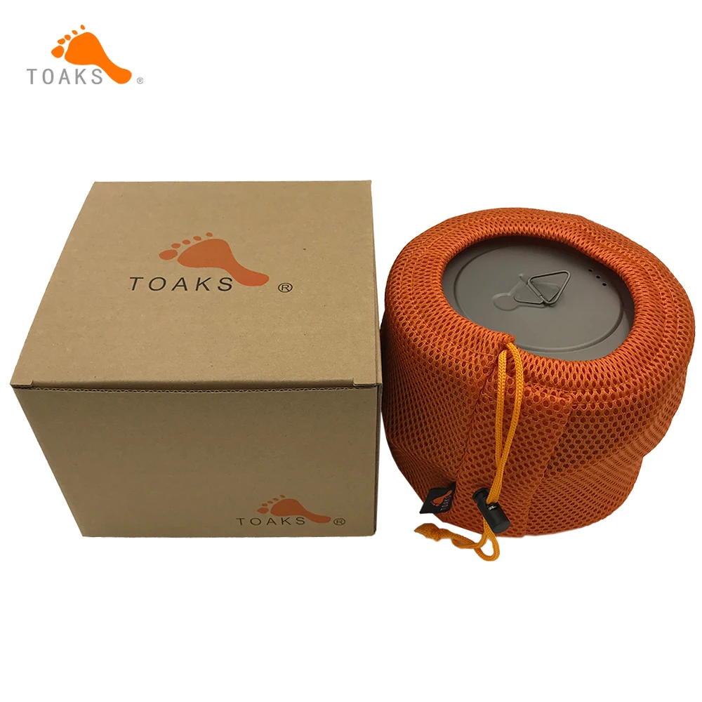 TOAKS al aire libre Ti Camping senderismo utensilios de cocina Picnic colgar olla ultraligero de titanio olla 1600 ml TOAKS al aire libre Ti Camping senderismo utensilios de cocina Picnic colgar olla ultraligero de titanio olla 1600 ml