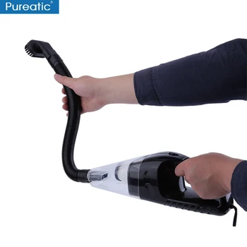 

High Quality 12V Mini Handheld Vacuum Cleaner Dirt Dust Cleaner 120W Wet and Dry Dual Use Wired Car Vacuum Aspirateur Voiture