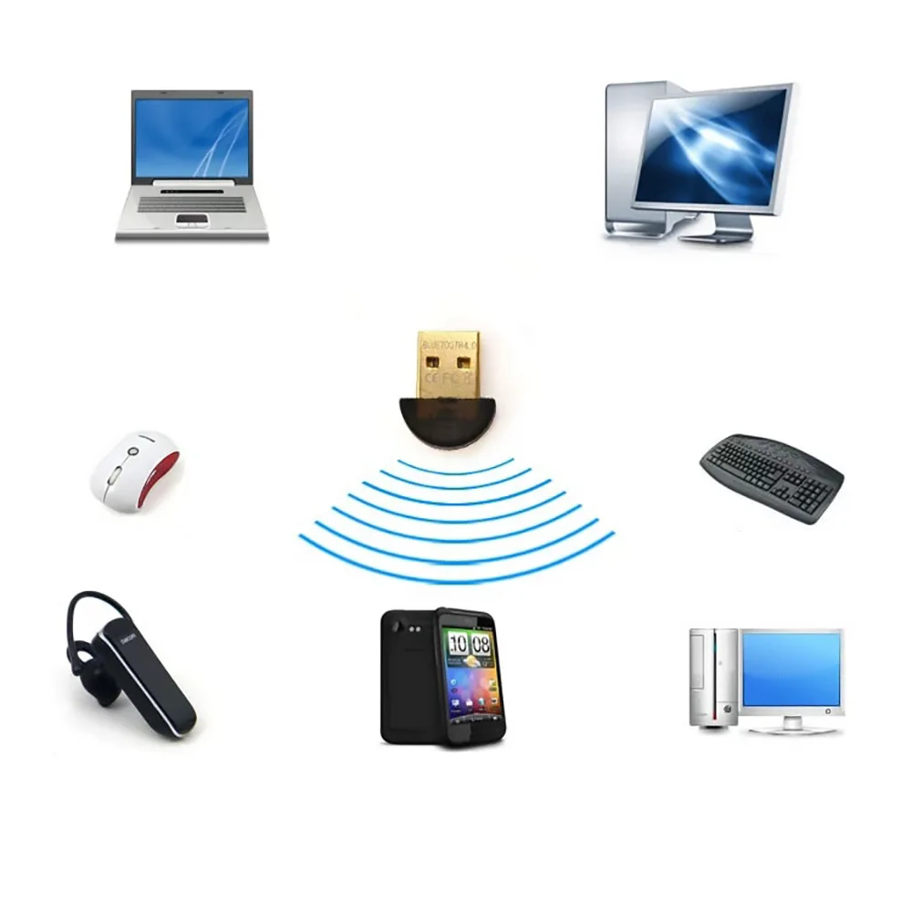 FDBRO Новый мини Bluetooth USB адаптер CSR V 4 0 ключ двухрежимный беспроводной 2 0/3 3 Мбит/с