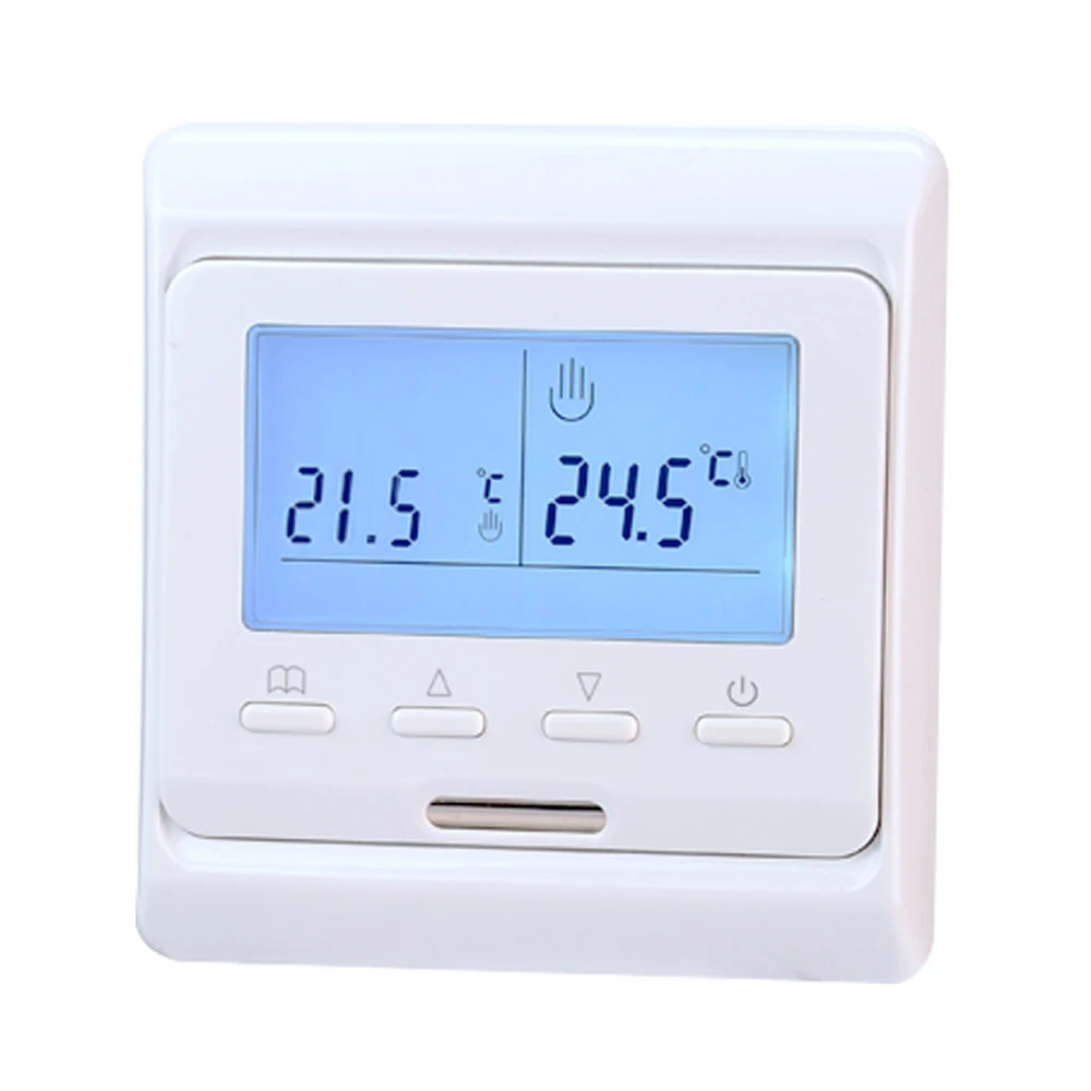 

Anti-freezing Heating Thermostat Touch Screen Panel Intelligent LCD Room Temperature Protection Keypad Lock Controller E51