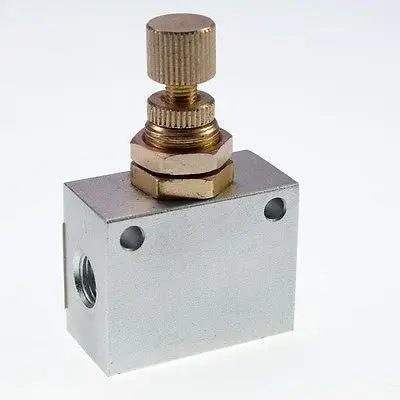 

1 x KLA-10 3/8" BSPT Pneumatic Air Flow Speed Control Valve Throttle Valve