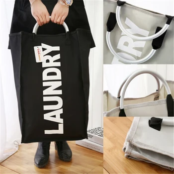 

Large Collapsible Oxford Washing Clothes Laundry Basket Hamper Storage Bag Hot