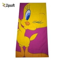 Zipsoft, милое пляжное полотенце для детей, для мальчиков, микрофибра 75*155 см, полотенца для кемпинга, ванна, антибактериальный Быстросохнущий легкий