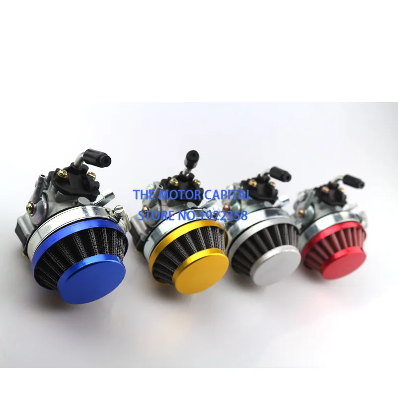 Moto Carburatore Con Filtro Aria Per 49cc 60cc 66c 80cc 2 Tempi Motore Motorizzato Bicicletta Carb Carby Parti Della Bici - Foto 13
