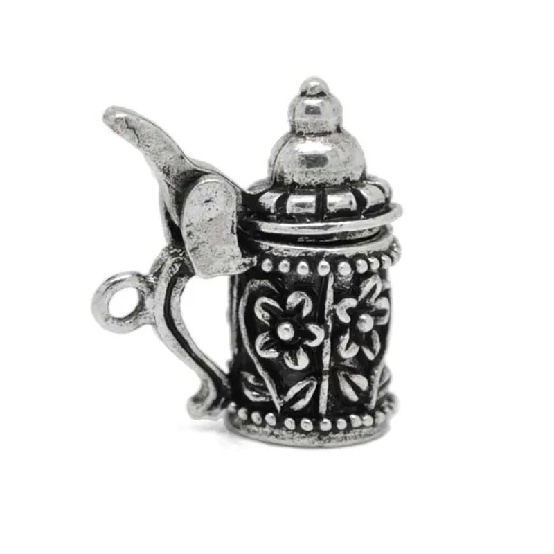 18*19 мм немецкий дирндль Подвески DIY Beerpot Pendentif Bavarian Женское Ожерелье Амулет Флер де