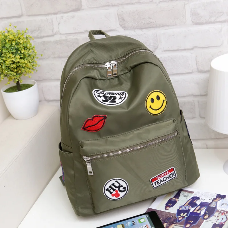 Леди нейлон Рюкзаки для подростка Обувь девочек Daypacks Для женщин модные рюкзаки