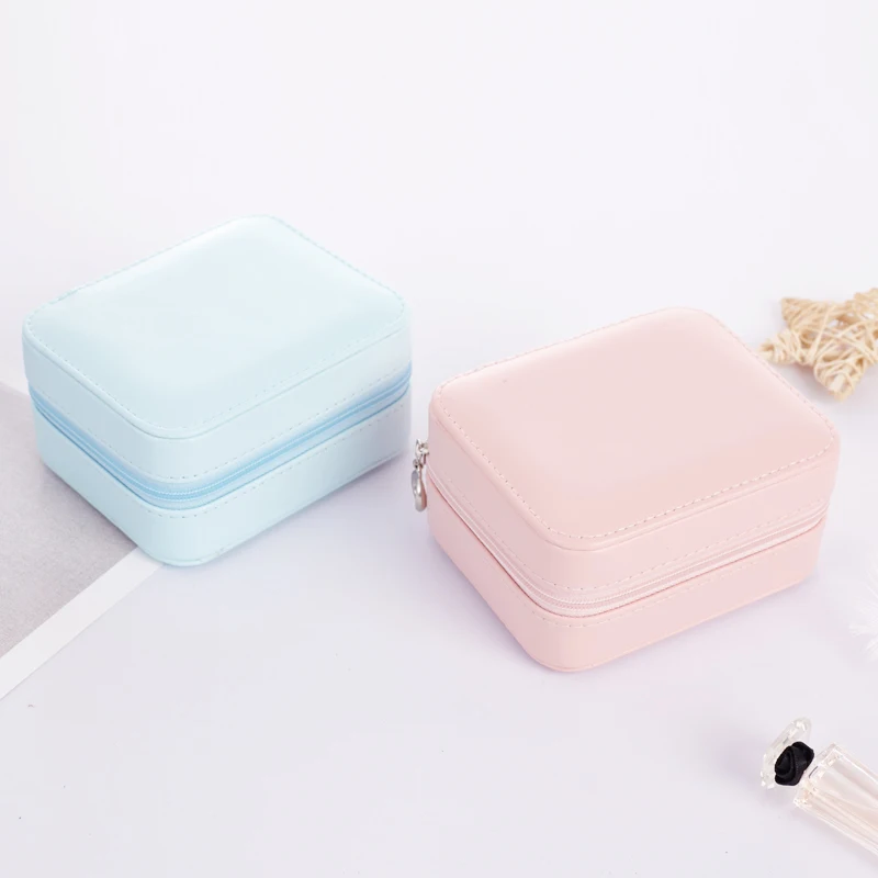 Mini Portable De la joyería caja, Organizador cosmético, Maquillaje anillo pendiente bolsa De viaje, Organizador De Maquillaje, PU cajas de almacenamiento Mini Portable De la joyería caja, Organizador cosmético, Maquillaje anillo pendiente bolsa De viaje, Organizador De Maquillaje, PU cajas de almacenamiento
