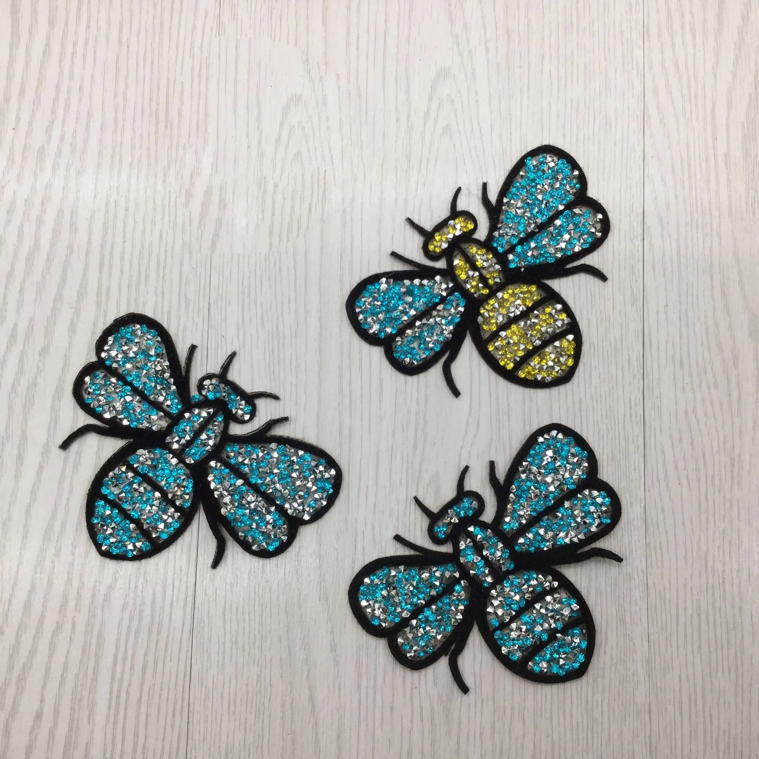 butterfly beaded patches applique patches for clothing patch sewing