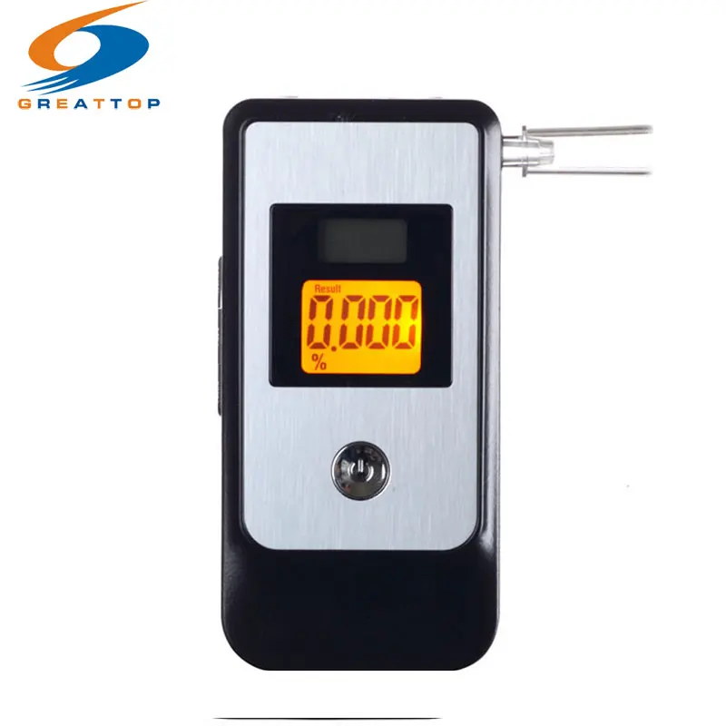 

Promotion Dual LCD Digital Breath Alcohol Tester Breathalyzer Driving Essentials Police Alcotester Freeshipping+3pcs mouthpiece