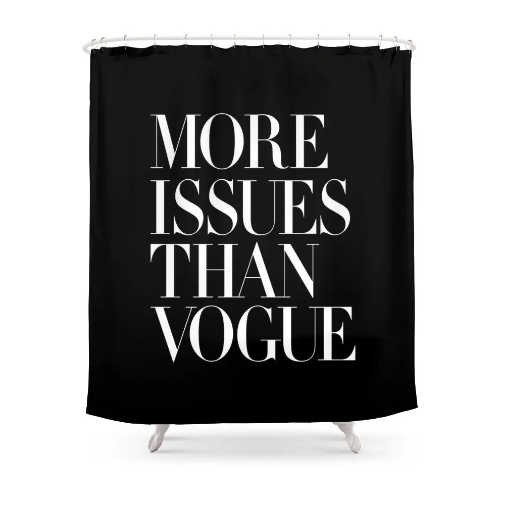 Занавеска для душа многоразмерная из водонепроницаемой полиэстерной ткани с